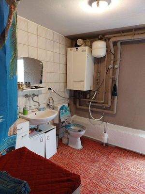 Duschbad mit Zugang zur Terrasse