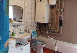 Duschbad mit Zugang zur Terrasse