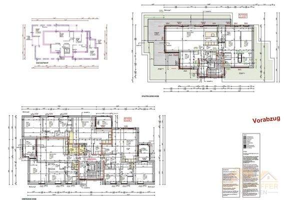 Planung OG und Staffelgeschoss Stand 2025