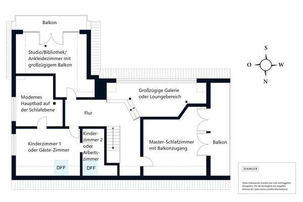 Grundriss Obergeschoss