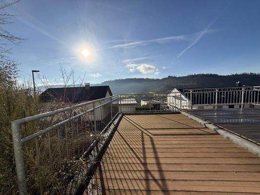 Terasse über Garage