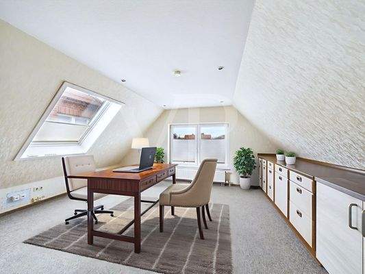 Büro über Garage