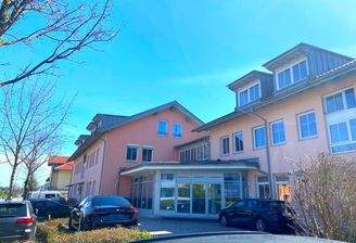 Blick auf den Eingang