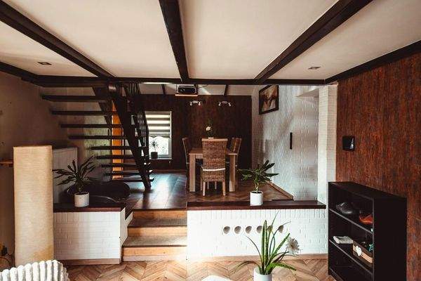 WZ mit Blick ins Esszimmer