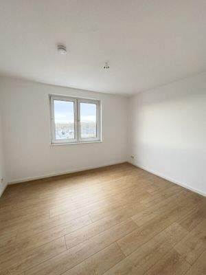 Blick ins Schlafzimmer