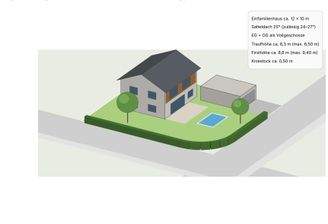 Bebauungsbeispiel Einfamilienhaus