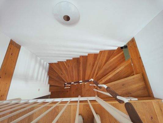 Treppenaufgang - Echtholz (Wildeiche)