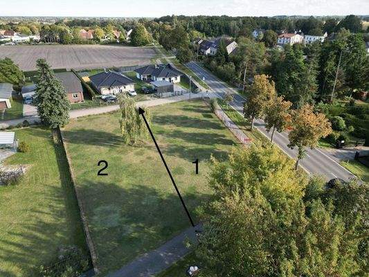 Grundstk.1 - hälftige Teilung 