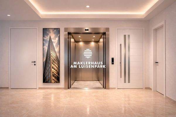 Fahrstuhl direkt im Penthaus