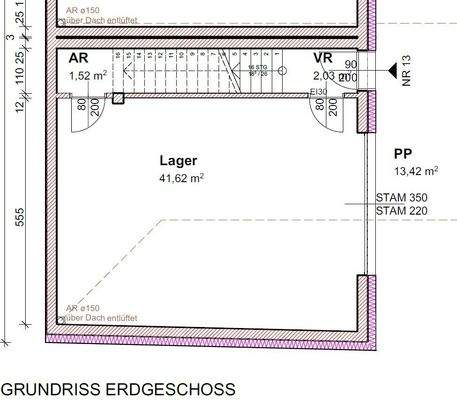 Plan Lager / Abstellraum