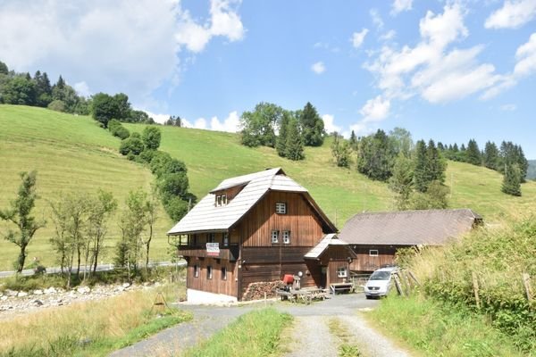 Ansicht - Revitalisiertes Bauernhaus mit Scheune in Mitten der Natur Kauf Arriach Kärnten