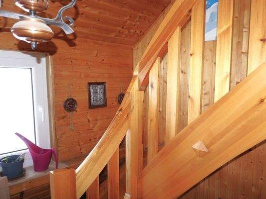 Treppe zum Spitzboden