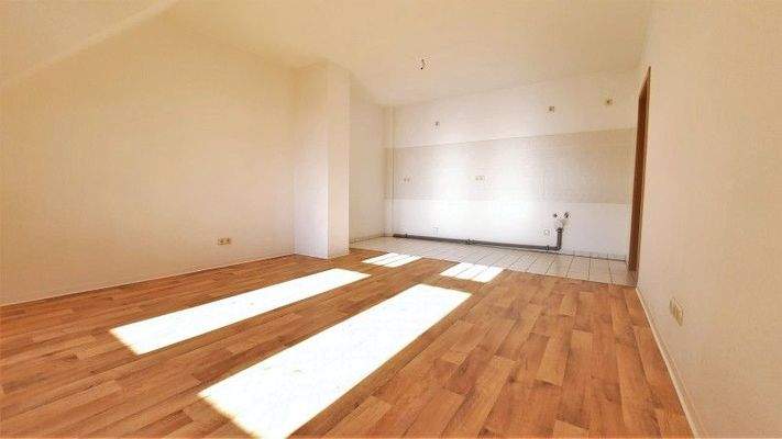 Wohnzimmer mit Küchenzeile