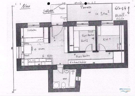 Grundriss nach Umgestaltung