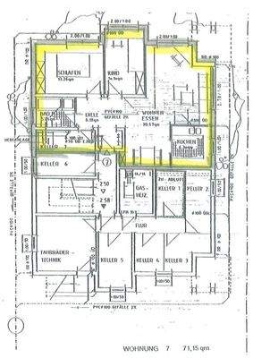 Grundriss / Flächenangaben