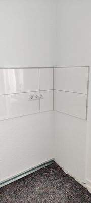 Wohnküche - neuer Fliesenspiegel