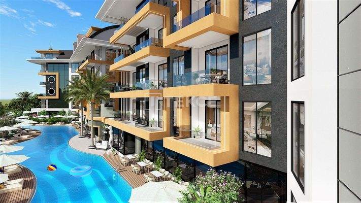Chic Flats with Smart Home Systems in Oba Alanya