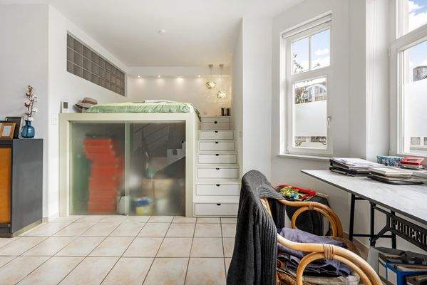 Schlafbereich (Maisonette-Wohnung rechts)