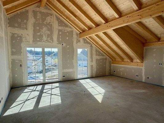 Wohnen, Essen im Dachgeschoss