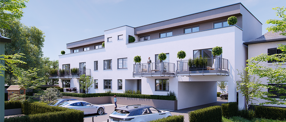 Aussenansicht mit Einfahrt 