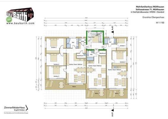 Grundriss Obergeschoss