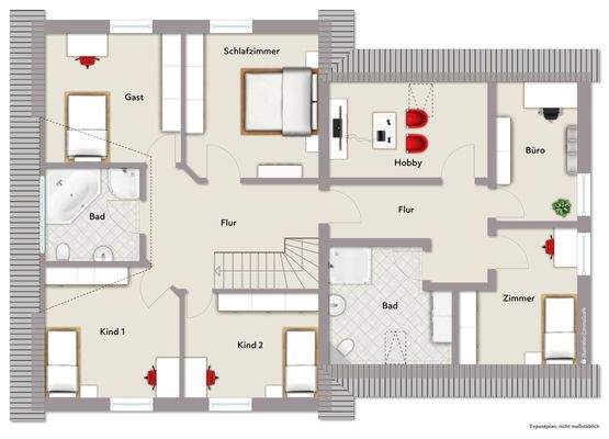 Grundriss Dachgeschoss