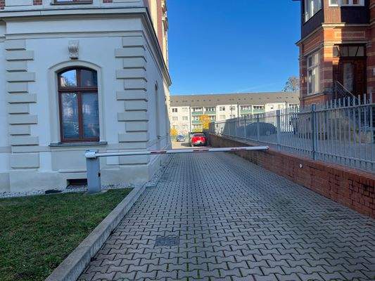 Zufahrt zum Parkplatz