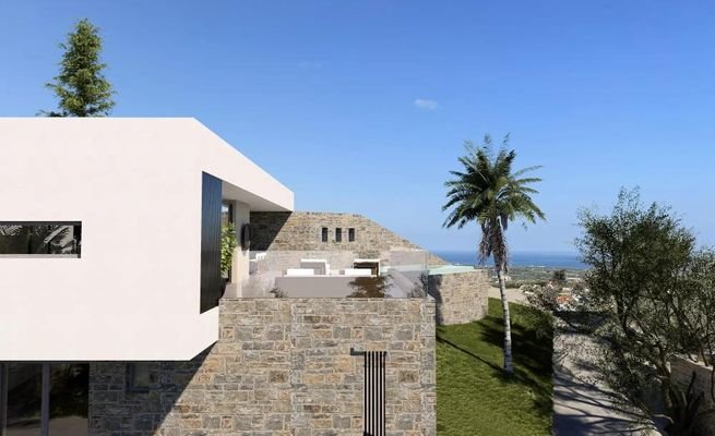 Kreta, Agia Triada: Luxusvilla als Teil eines Komp