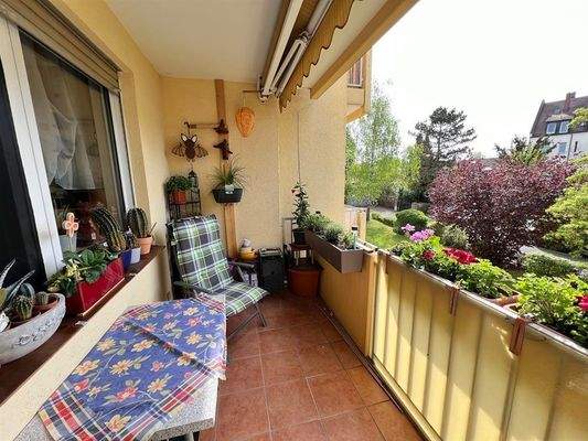 geflieste Südloggia