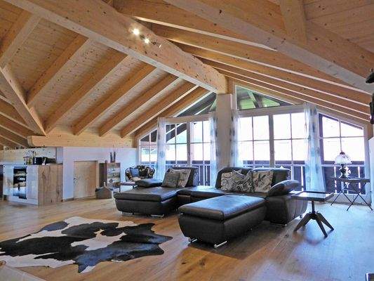 Offener Sichtdachstuhl 