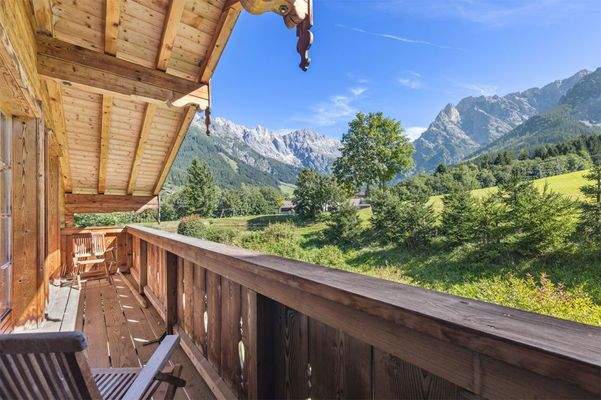 Der traumhafte Bergblick verzaubert täglich aufs Neue