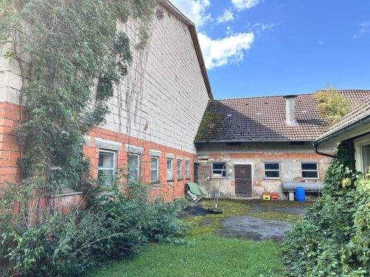 Ansicht Nebengebäude/Stallung Stallung aktuell als Werkstatt genutzt)