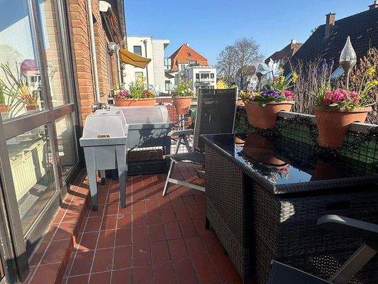 Großzügiger Balkon in Südlage