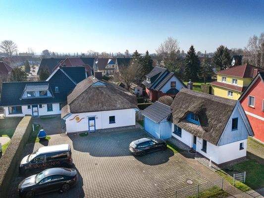 Blick in die Wohnanlage