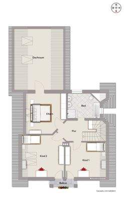 Grundriss Dachgeschoss