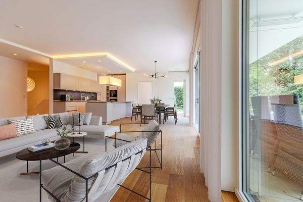 Wohnen/ Essen/ Kochen - VISUALIESIERTE MÖBLIERUNG