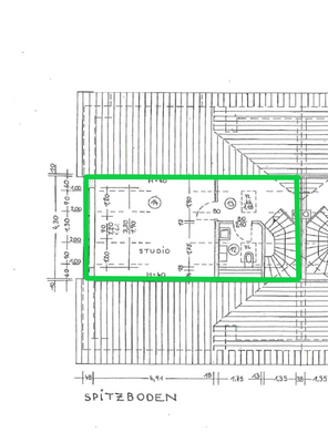Spitzboden - Grundriss
