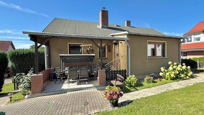 Hausansicht von der Gartenseite