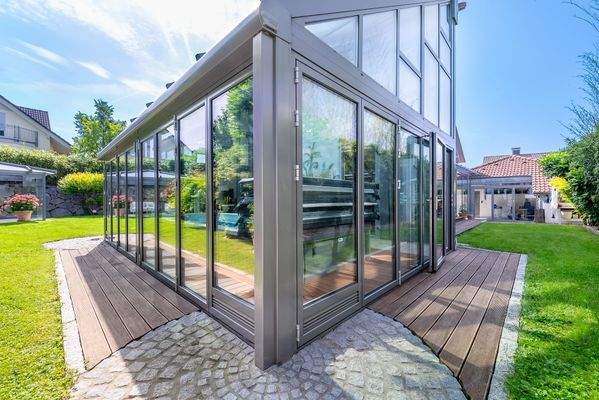 Seitenansicht Wintergarten