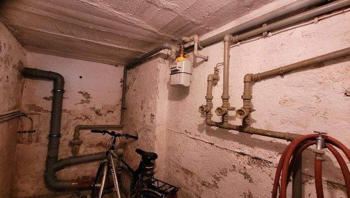 Gasanschluss über Kanal