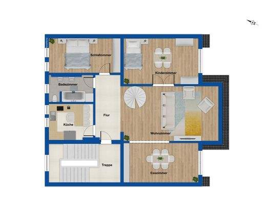 Grundriss Dachgeschoss  