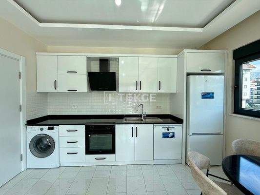 Furnished Sea-View Apartment in Alanya Kargıcak