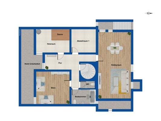 Grunriss - Kellergeschoss