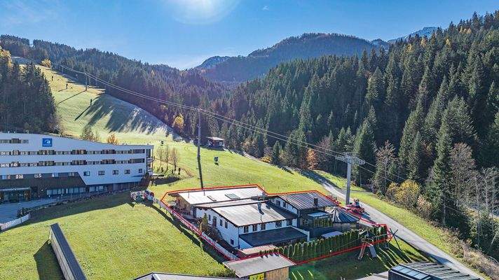 KITZIMMO-Après-Ski & Gastgewerbebetrieb in Toplage an der Skipiste Fieberbrunn kaufen.