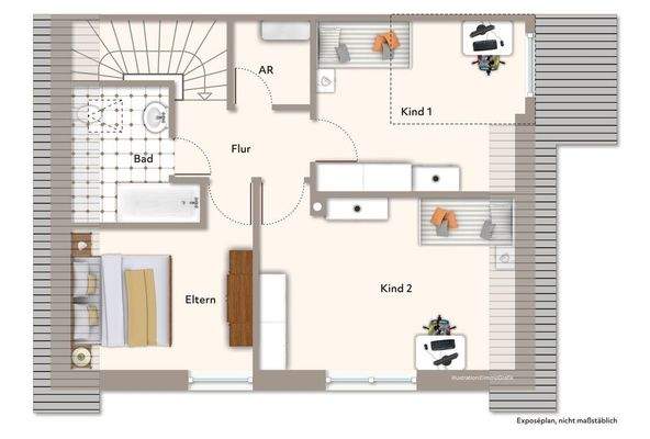 Grundriss Wohnung OG