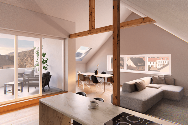 Innenvisualisierung Wohnung 18