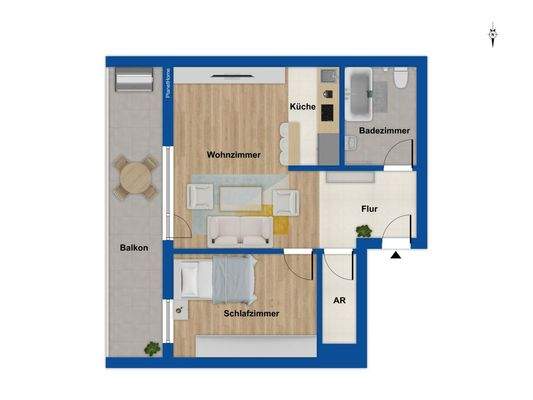 Grundriss Obergeschoss