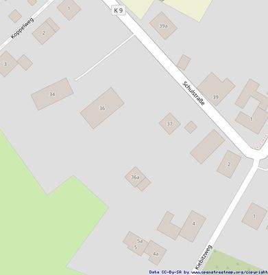 Lageplan ohne Markierung