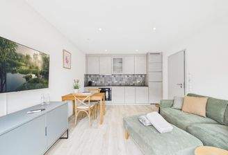 Wohnbereich mit Küche