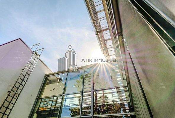 Blick aus dem Innenhof